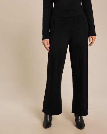 Produktabbildung für Strickhose mit Zopfmuster