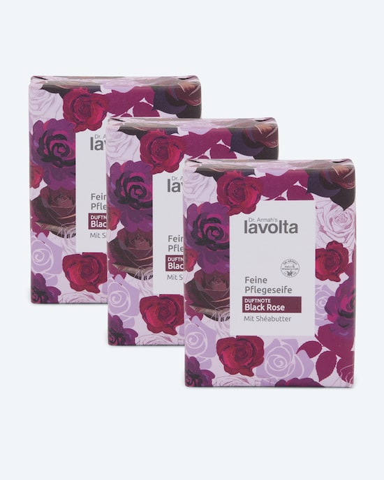 Produktabbildung für Seife Black Rose, 3tlg.