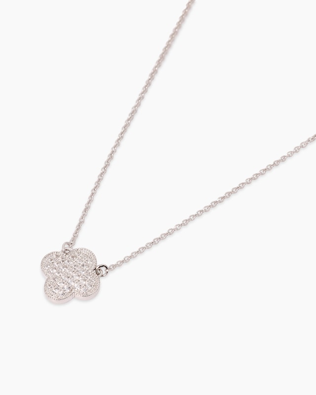 Anhänger mit Zirkonia + Kette