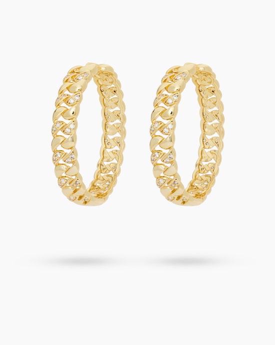 Produktabbildung für Creolen mit Zirkonia