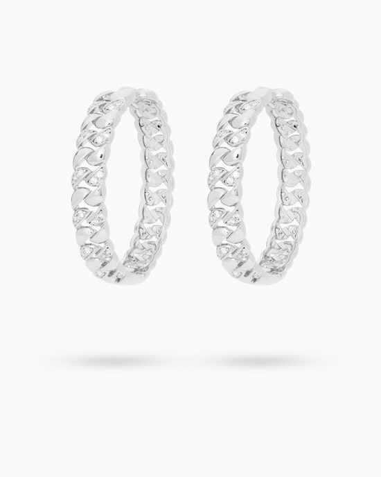 Produktabbildung für Creolen mit Zirkonia