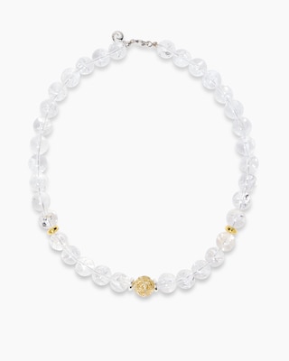 Produktabbildung 2 für Collier mit Bergkristall und Hämatit