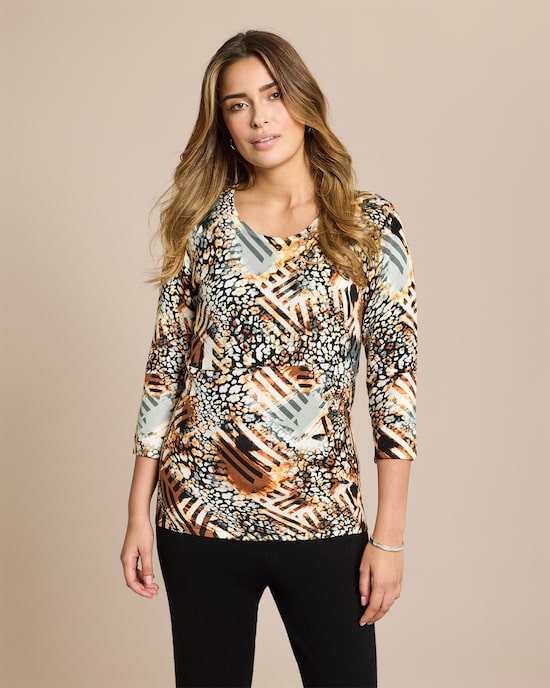 Produktabbildung für Classic Pullover Grafik-Animal-Mix