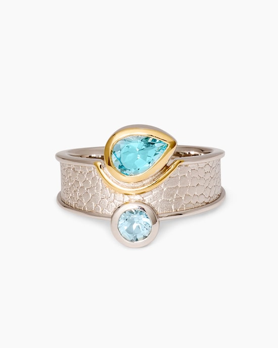 Produktabbildung für Ring mit Blautopas