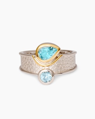 Produktabbildung 2 für Ring mit Blautopas
