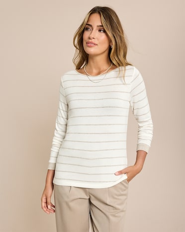 Produktabbildung für Shirt mit Streifen