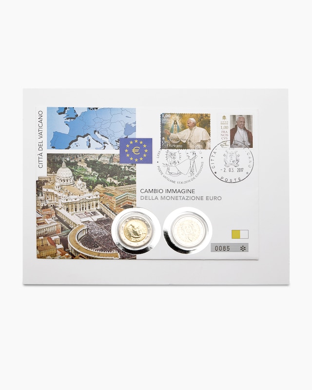 Numisbrief Papst Franziskus