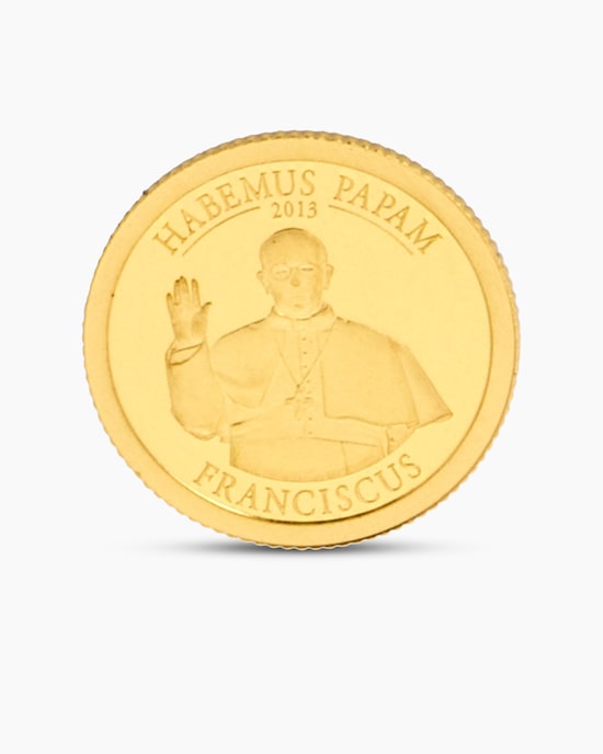 Produktabbildung für Goldmünze Papst Franziskus 2013
