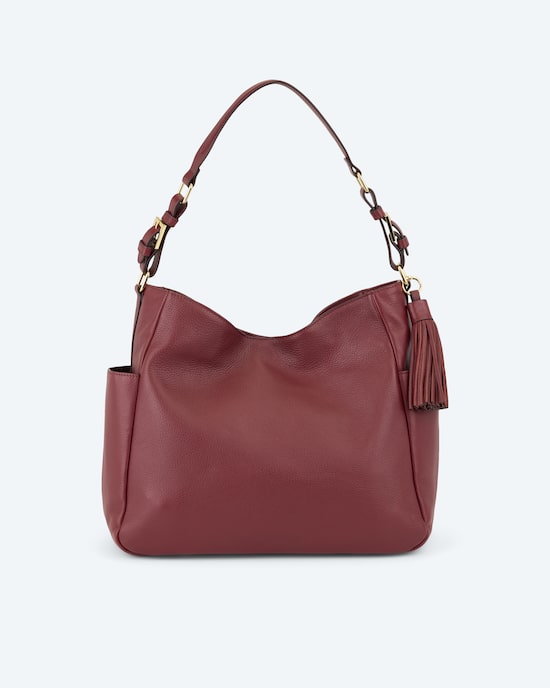 Produktabbildung für Ledertasche in Beutelform