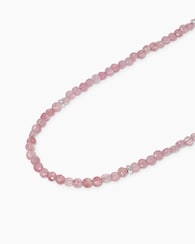 Produktabbildung für Collier mit Strawberry Quarz und Hämatit