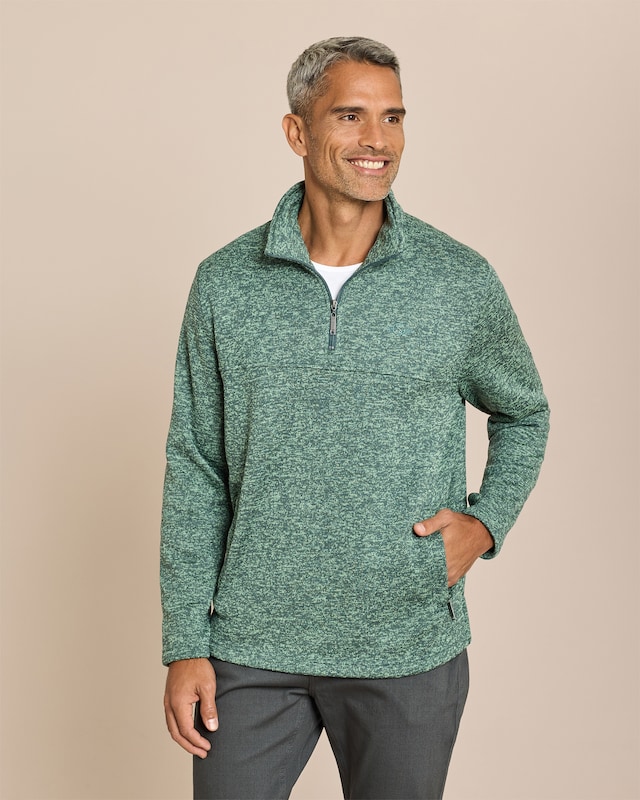 Strickfleece Troyer Melange