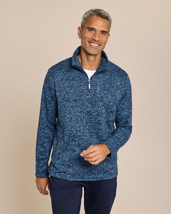 Produktabbildung für Strickfleece Troyer Melange