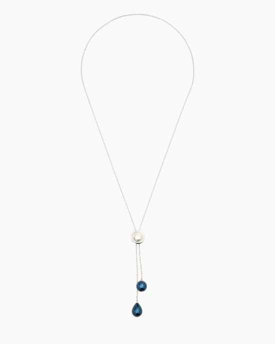 Produktabbildung für Slider-Collier mit MK-Perlen 12 & 12 x 15 mm