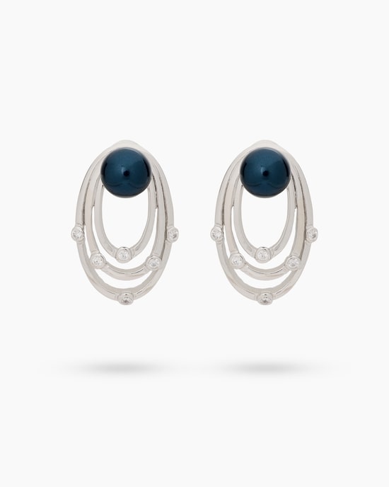 Produktabbildung für Ohrstecker MK-Perle 7 mm & ZIrkonia