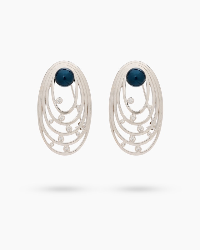 Brosche MK-Perle 10 mm & Zirkonia