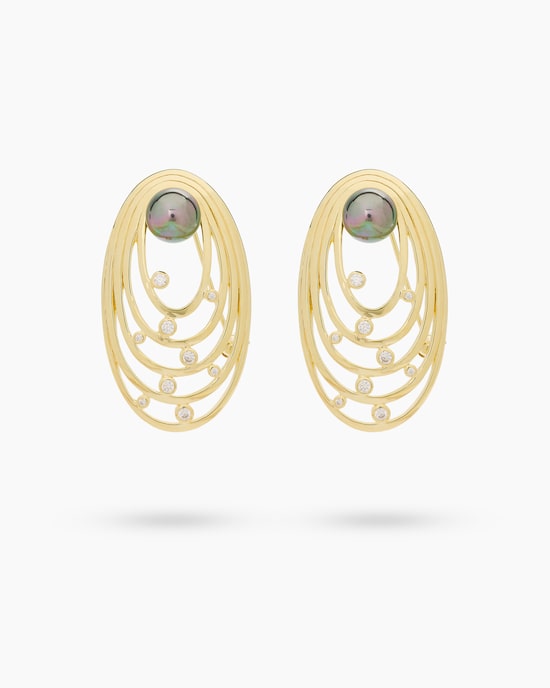 Produktabbildung für Brosche MK-Perle 10 mm & Zirkonia