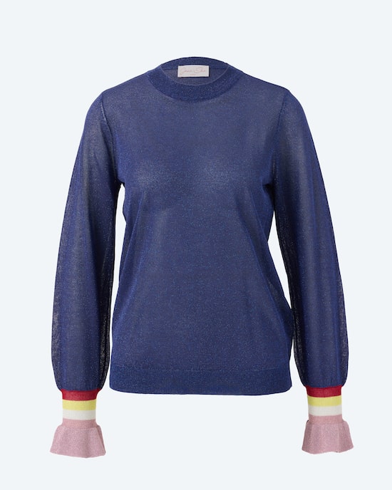 Produktabbildung für Pullover mit metallischem Garn