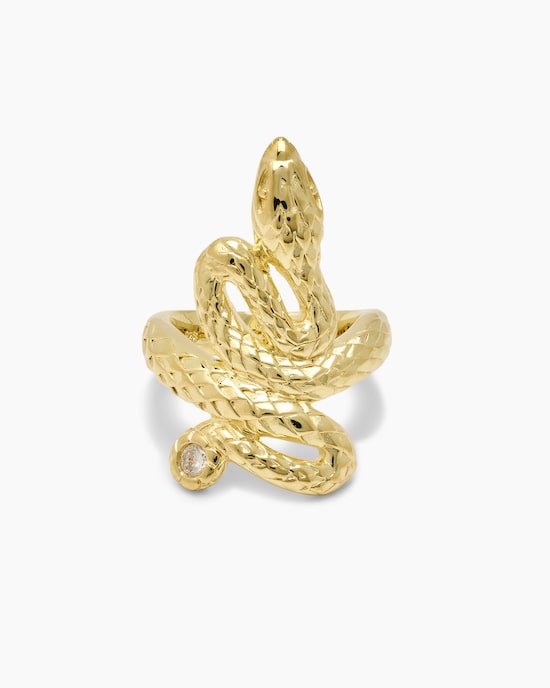 Produktabbildung für Ring "Schlange" mit Zirkonia