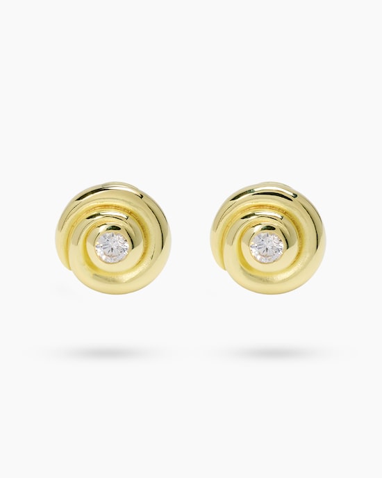 Produktabbildung für Ohrclipstecker mit Zirkonia