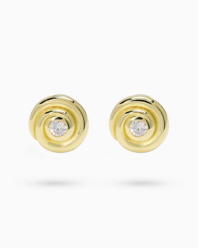 Ohrclipstecker mit Zirkonia