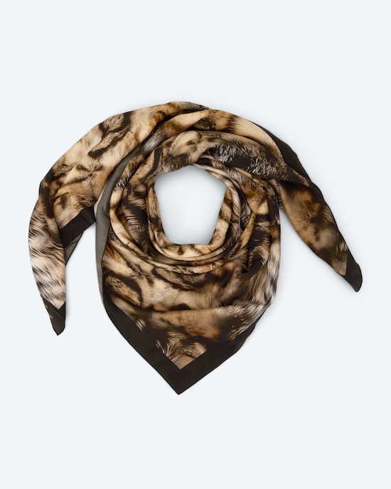 Produktabbildung für Seidentuch im Animal Design