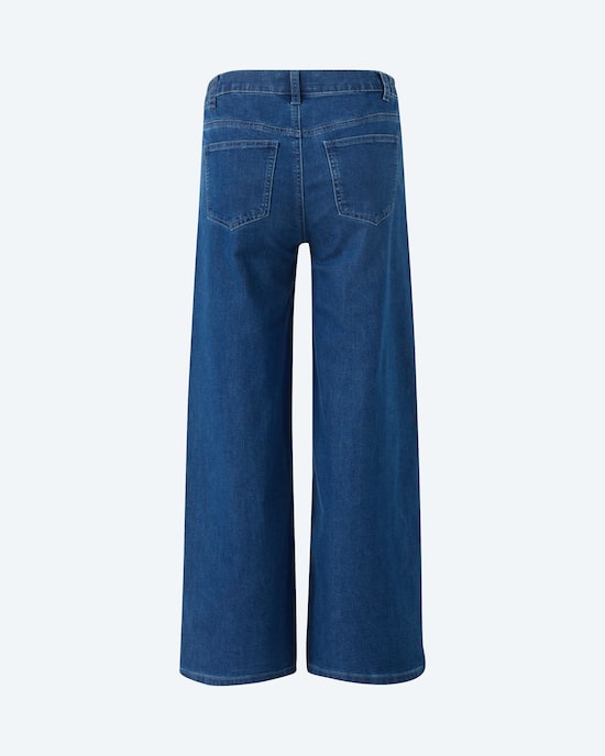 Produktabbildung für Wide leg Jeans mit Glitzereffekt