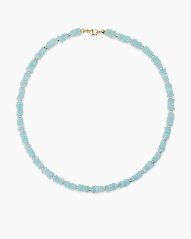 Collier mit blauem Opal
