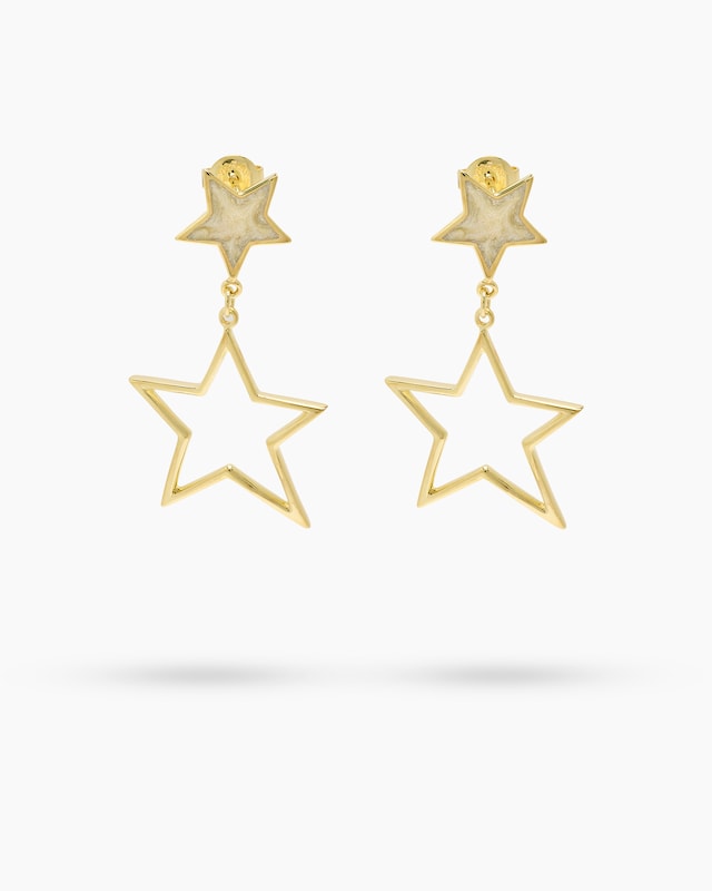 Ohrstecker "Stern" mit Perlmutt