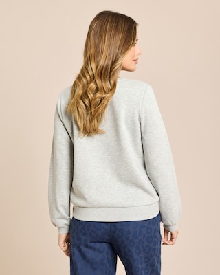 Produktabbildung 4 für Sweatshirt mit "Buongiorno" Stickerei
