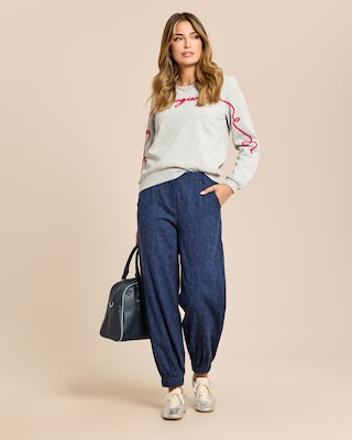 Produktabbildung 3 für Sweatshirt mit "Buongiorno" Stickerei