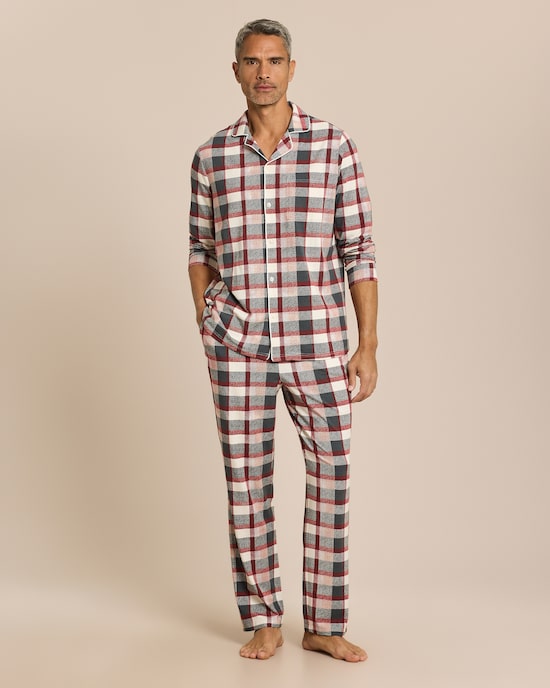 Produktabbildung für Pyjama Karo Herren