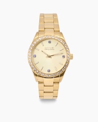 Produktabbildung für Damenuhr mit Tansanit und Zirkonen