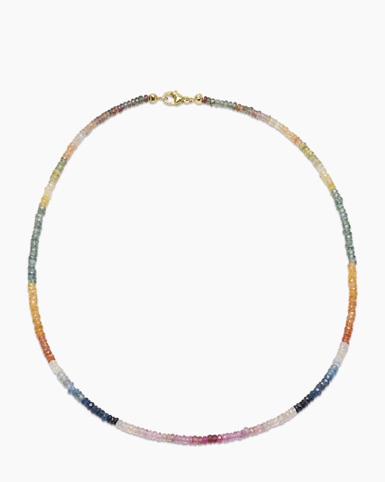 Produktabbildung für Collier mit Saphir