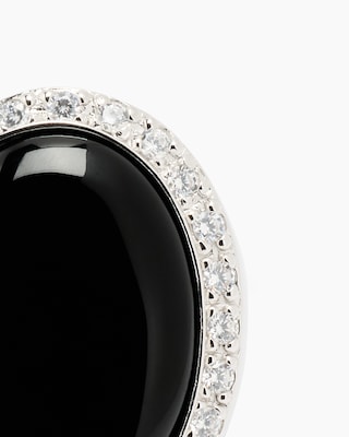 Produktabbildung 4 für Ring mit Onyx und Zirkonia