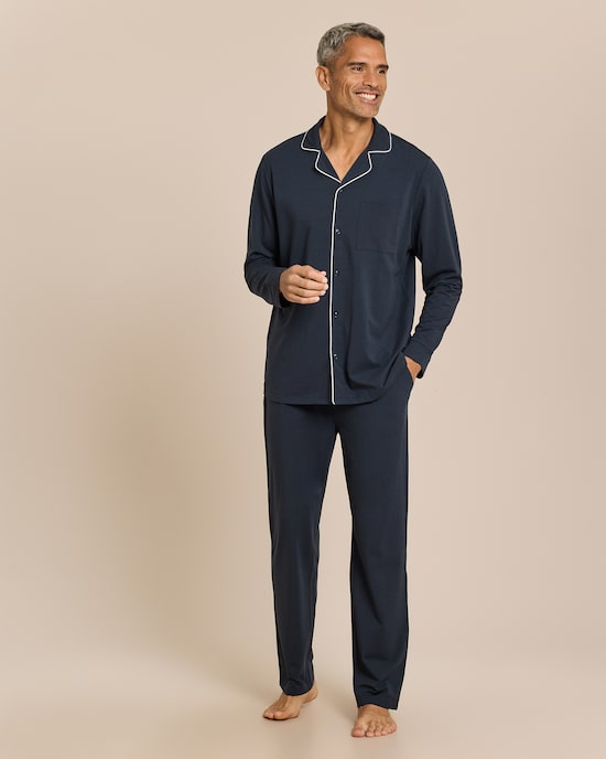 Produktabbildung für Baby-Baumwolle Pyjama uni 2tlg.
