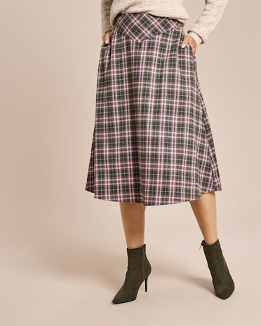 Produktabbildung für Rock mit Karomuster