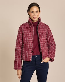 Produktabbildung für Bouclé-Steppjacke