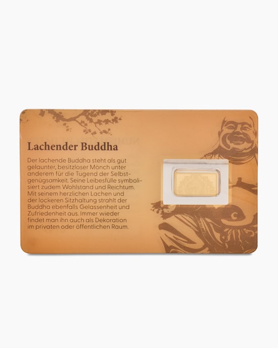 Produktabbildung für Goldbarren Lachender Buddha 2025