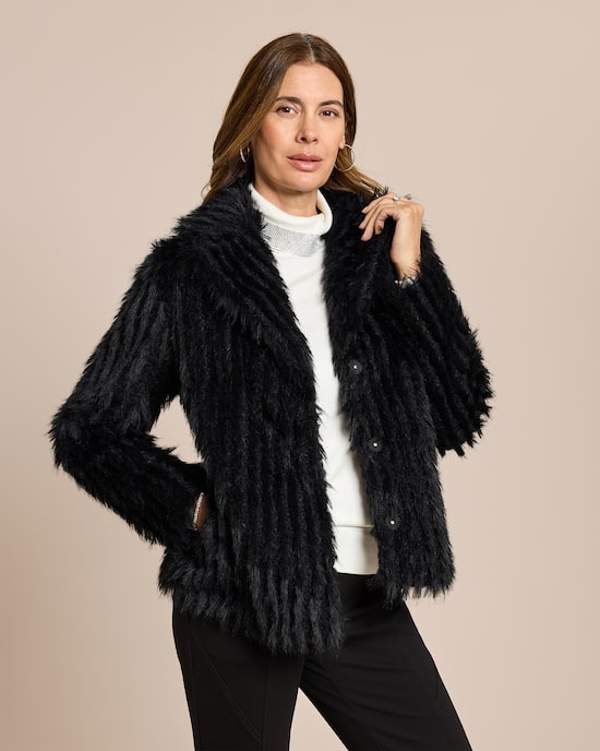 Produktabbildung für Webpelzjacke