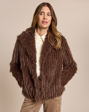 Produktabbildung für Webpelzjacke