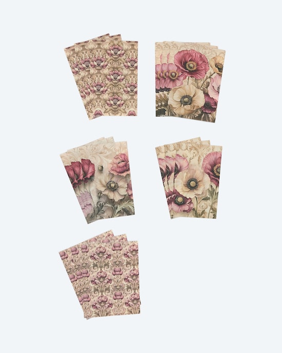 Produktabbildung für Schrumpfbanderolen-Set "Poppies"
