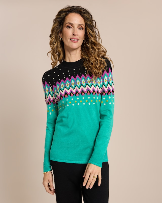 Classic Pullover Norwegermuster