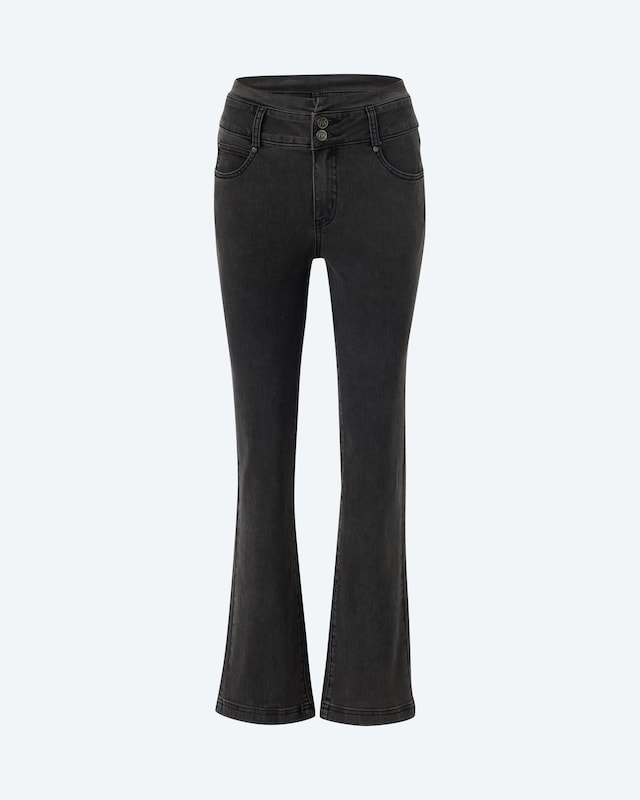 Jeans mit Bunddetail