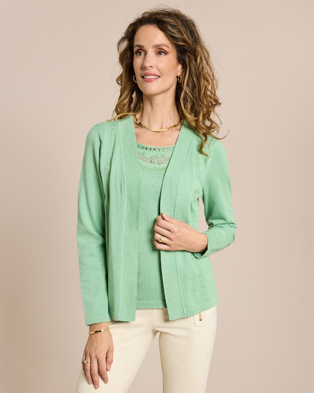 Glow Pullover Twin Set Optik