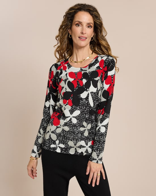 Produktabbildung für Classic Pullover Grobstrick Optik