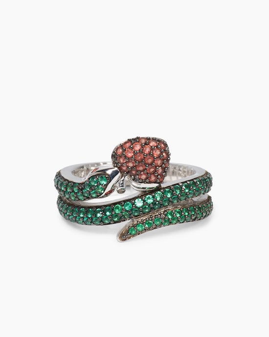 Produktabbildung für Ring "Schlange" mit Zirkonia