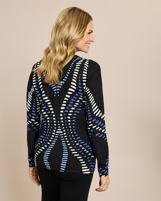 Produktabbildung 4 für Classic Pullover geometrischem Druck