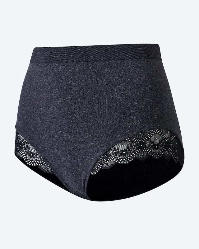Slip Melange Spitzen-Elegance