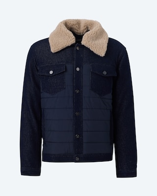 Produktabbildung 1 für Menswear wattierte Jeansjacke