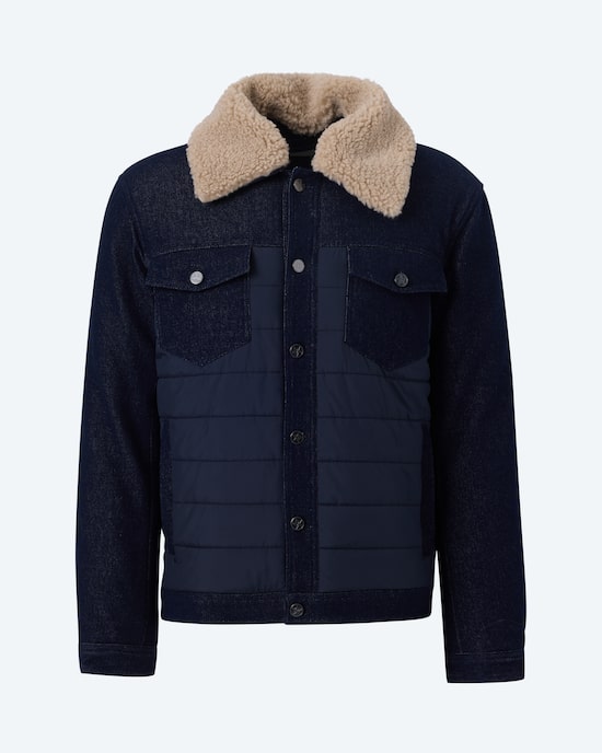Produktabbildung für Menswear wattierte Jeansjacke